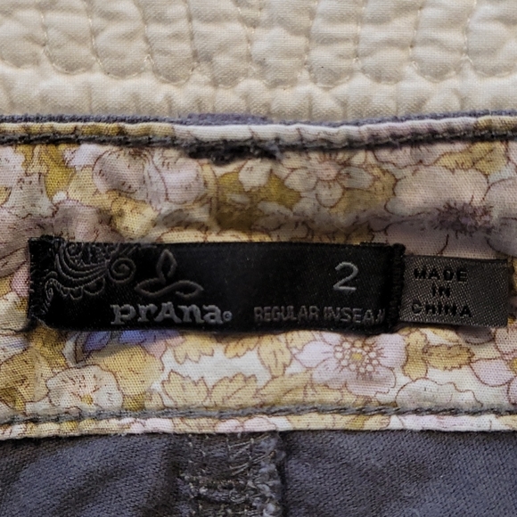 Prana women's gray pants/cords size 2 - Picture 12 of 15
